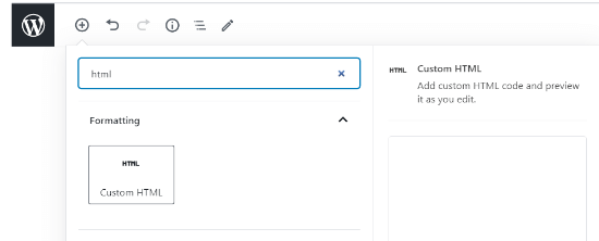 blok html