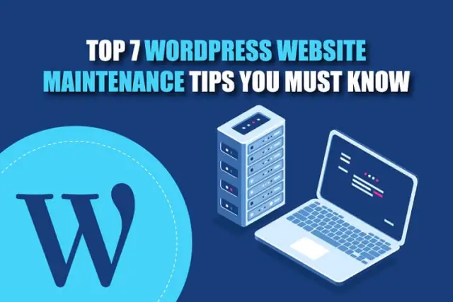 WordPress Web Sitesi Bakım İpuçları