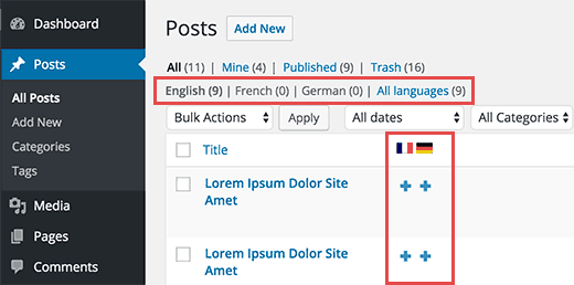 postingan multibahasa