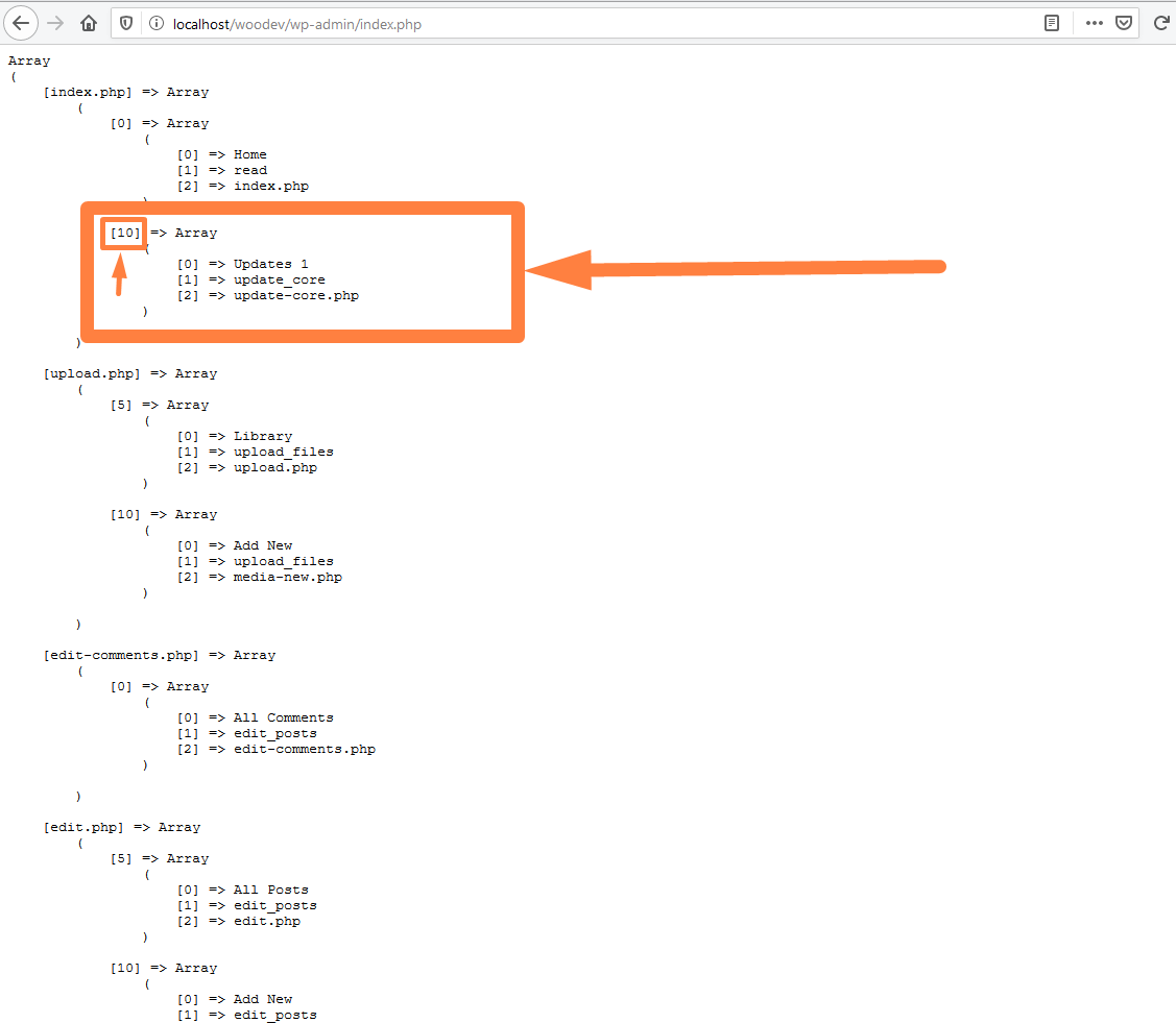 Uso de la función PHP Unset () wordpress