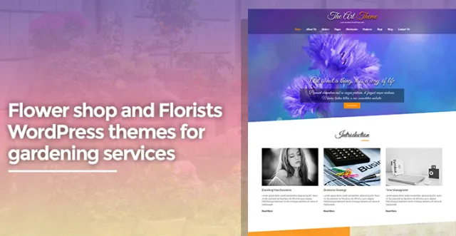 Tema WordPress Toko Bunga