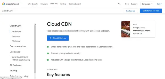 CDN Google Cloud