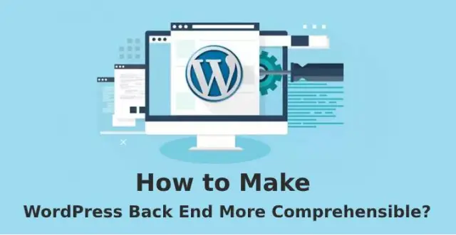 WordPress แบ็กเอนด์