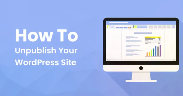 ยกเลิกการเผยแพร่ไซต์ WordPress