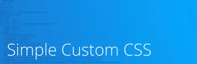 basit Özel CSS