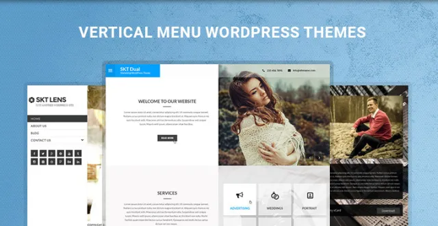 Motywy WordPress w menu pionowym