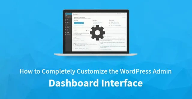 dostosować interfejs administratora WordPress