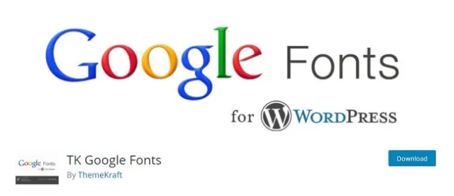 tK Google font