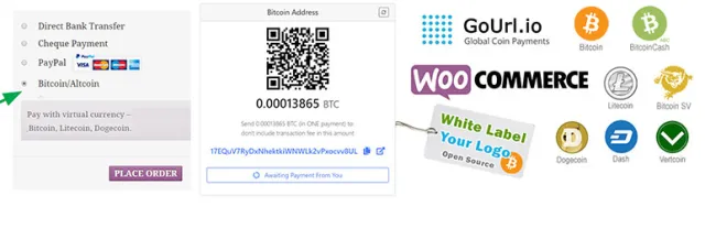 gourl woocommerce 比特幣