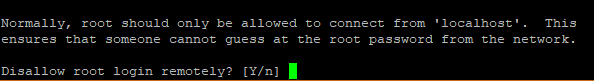 mysql安全安裝
