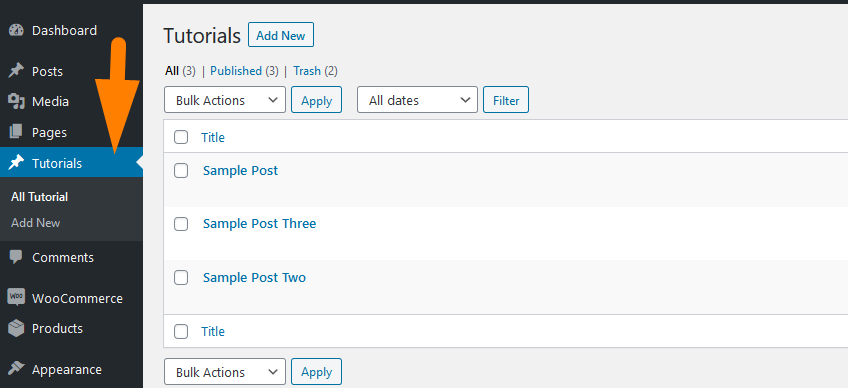 Pagination WordPress untuk Jenis Posting Kustom