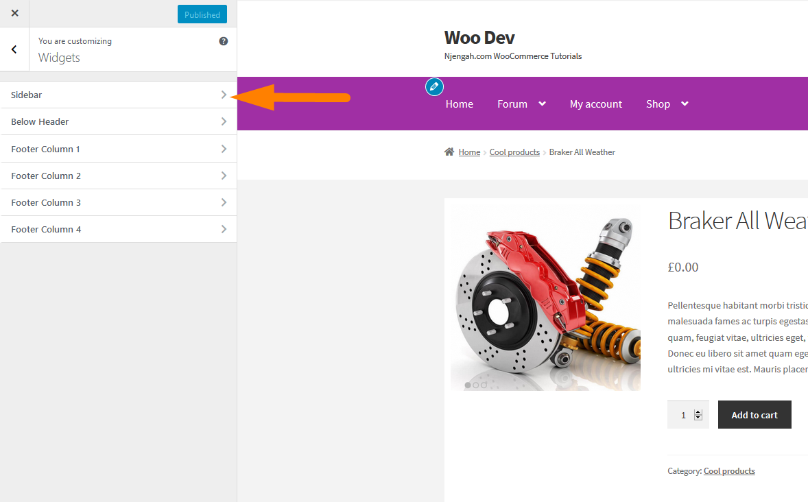cara mengedit sidebar wordpress