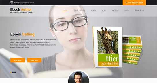 作者 WordPress 主題