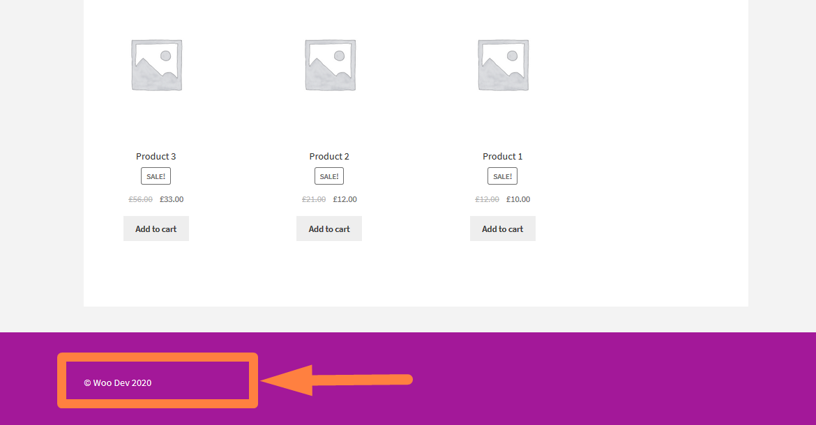 Как удалить встроенную ссылку в футере Storefront & Woocommerce