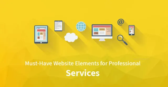 Elementi del sito Web per servizi professionali