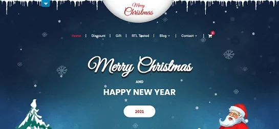 聖誕節 wordpress 主題