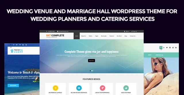 Temas WordPress para Salón de Matrimonios