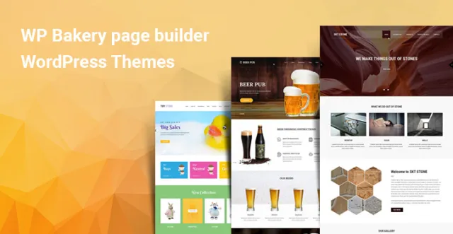 Creador de páginas de WP Bakery WordPress
