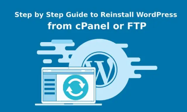 reinstalar WordPress