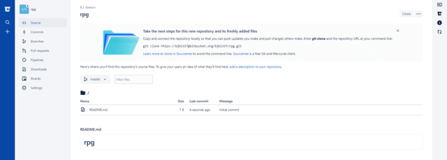 Bitbucket oferă interfață