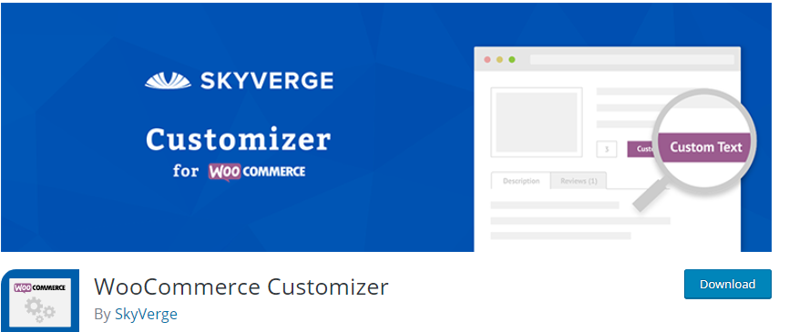 WooCommerce 커스터마이저