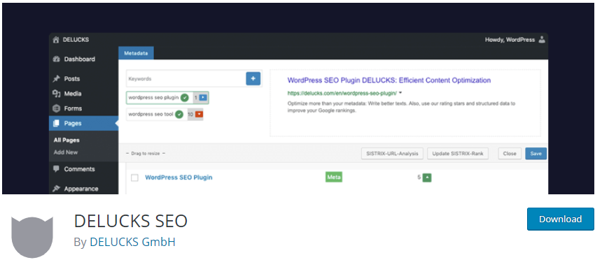 DELUCKS SEO meilleur plugin SEO WordPress