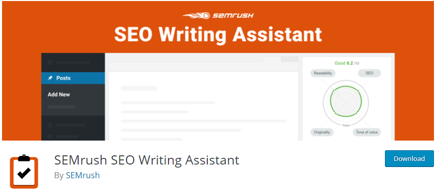 Assistant de rédaction SEO SEMrush