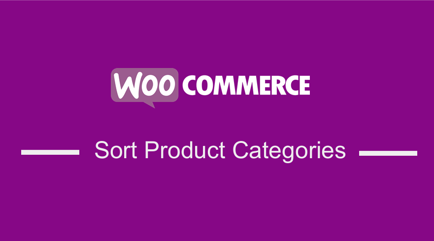 Sortuj kategorie produktów WooCommerce