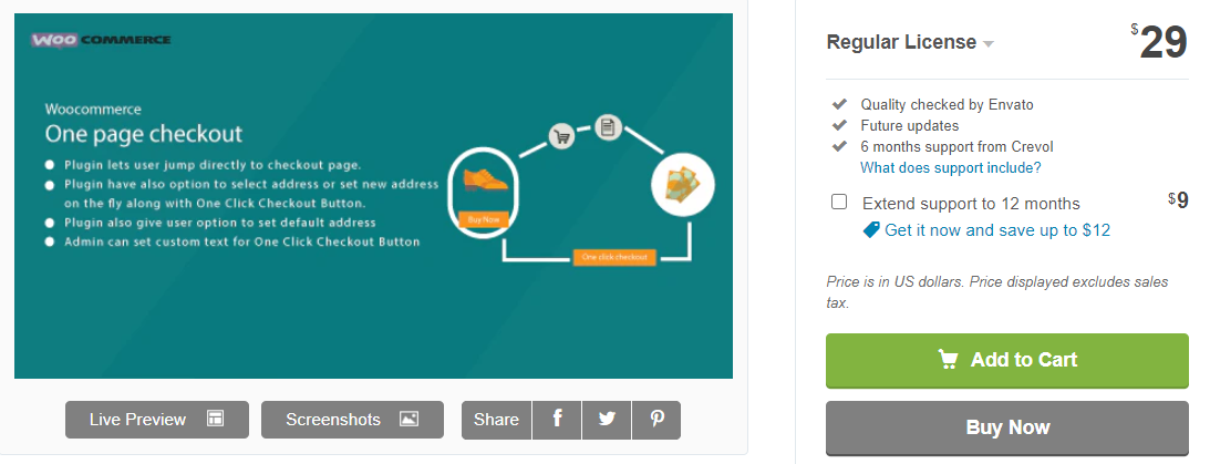 WordPress WooCommerce ปลั๊กอินชำระเงินหนึ่งหน้า