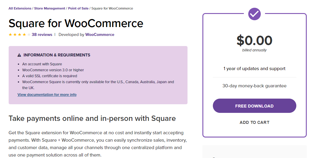 Square for WooCommerce
