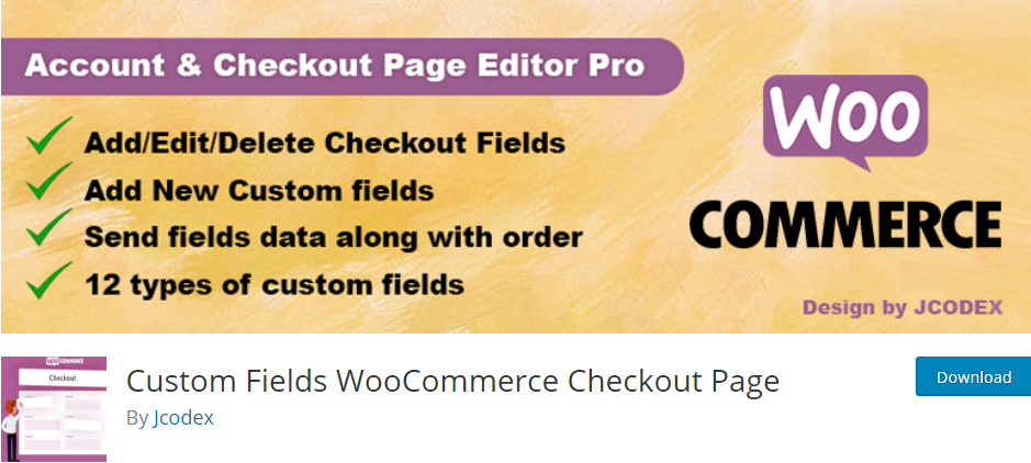 ฟิลด์ที่กำหนดเอง หน้าชำระเงิน WooCommerce