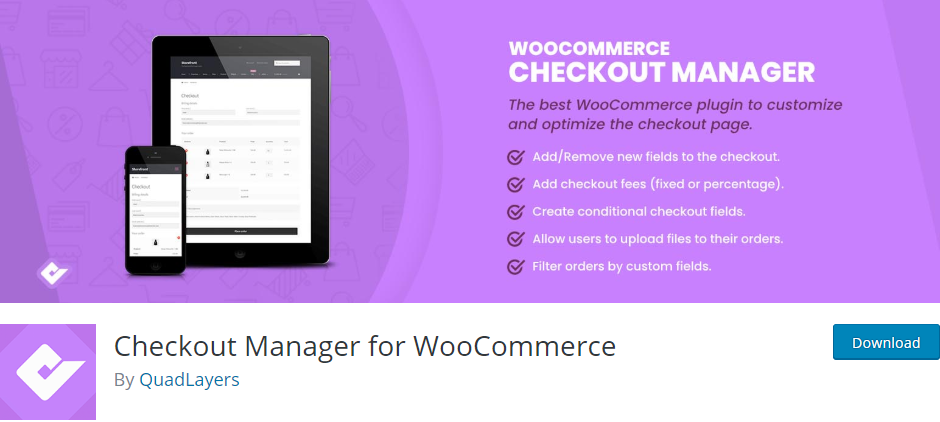 Checkout Manager สำหรับ WooCommerce