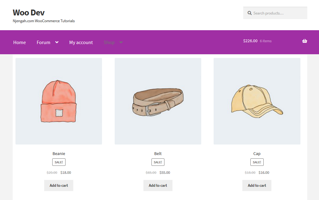 Afficher les produits WooCommerce par catégorie