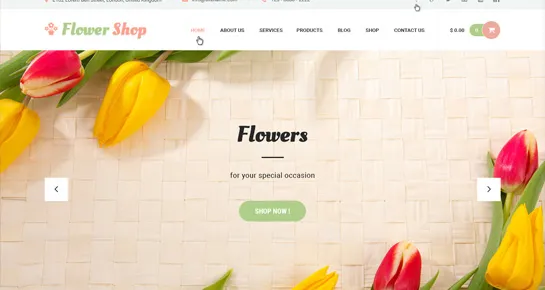 Tema WordPress toko bunga