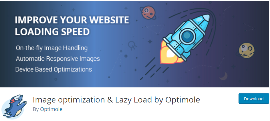 تحسين الصورة والتحميل الكسول بواسطة Optimole