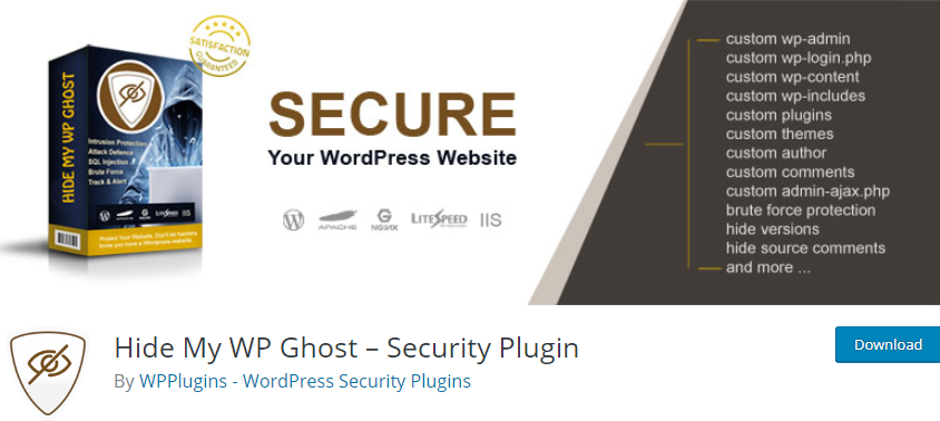 Hide My WP Ghost, los mejores complementos antispam para WordPress