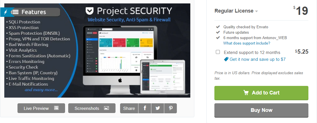 Seguridad del proyecto