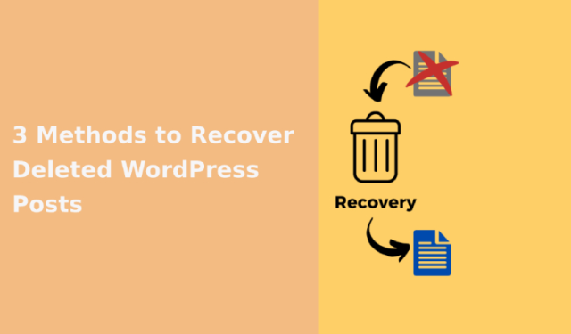 Recupera i post cancellati di WordPress