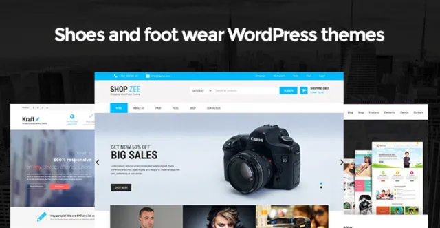 ธีม WordPress รองเท้าและรองเท้า