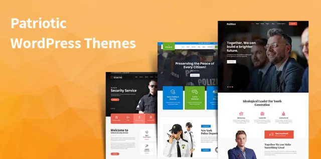 애국적인 WordPress 테마