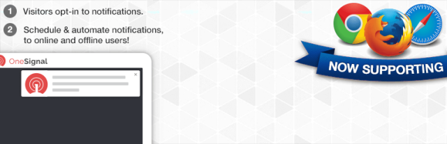 una notificación push de señal WordPress
