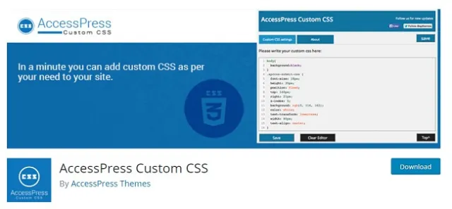 AccessPress مخصص CSS