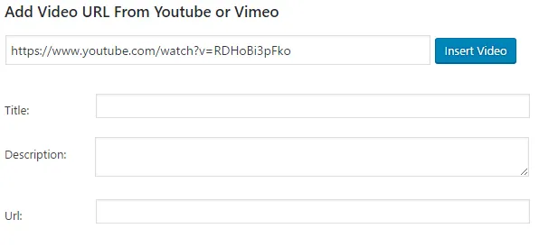 video ekle