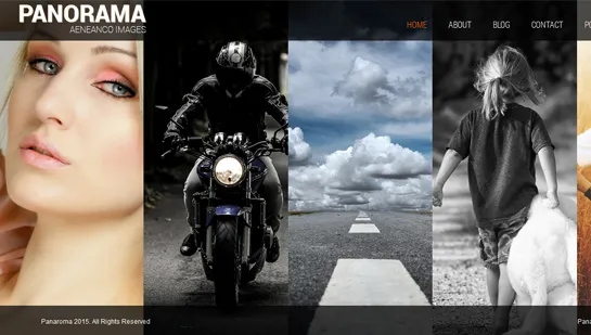 панорамная тема WordPress