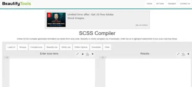 Compilatorul SCSS