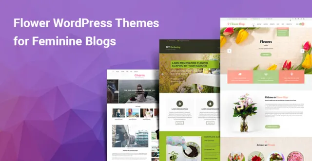 Kwiatowe motywy WordPress