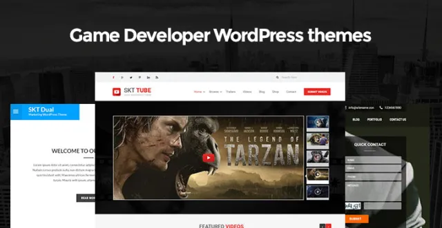 遊戲開發者 WordPress 主題