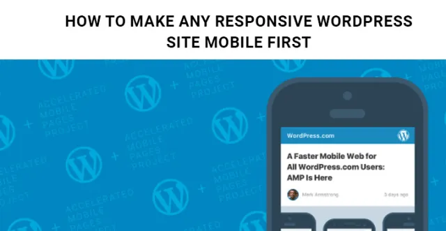 響應式 WordPress 網站移動優先