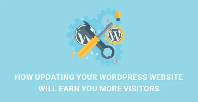 aggiornamento del sito Web WordPress