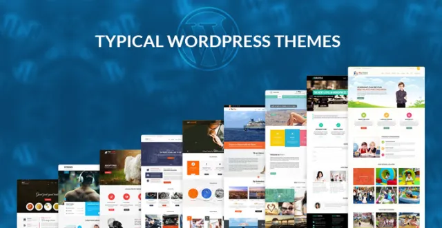 temas típicos do WordPress